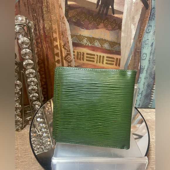 Vintage Louis Vuitton Wallet Green - Picture 3 of 9